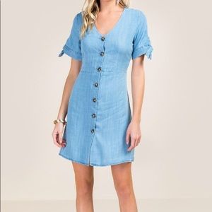 Francesca’s Denim Sun Dress